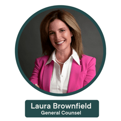 Laura Brownfield Green Circle Headshot